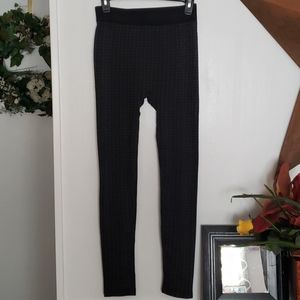 Goldmedal Black & Gray Leggings/Tights Size Large